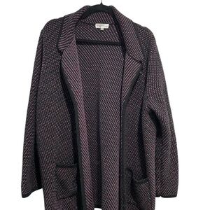 Northern Reflections Multicoloured Knit Long Sleeve Open-Front Cardigan Pockets